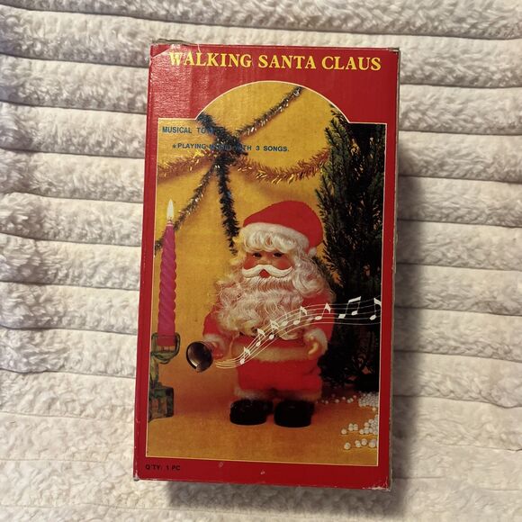 Unbranded Other - Walking Santa Claus With Multifunctions and I.C. Music Christmas  w/Bell 1970's